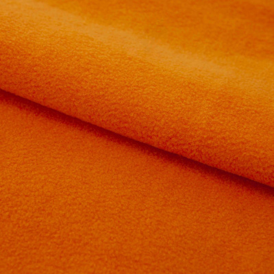 Флис DTY 16-1358, 250 г/м2, шир. 150 см, цвет оранжевый - купить в Великом Новгороде. Цена 640.46 руб.