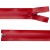 Молния водонепроницаемая PVC Т-7, 60 см, разъемная, цвет (820) красный - купить в Великом Новгороде. Цена: 49.39 руб.