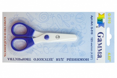 Ножницы G-510 детские 123 мм - купить в Великом Новгороде. Цена: 137.45 руб.