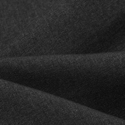 Ткань костюмная 22476 2002, 181 гр/м2, шир.150см, цвет чёрный - купить в Великом Новгороде. Цена 350.98 руб.