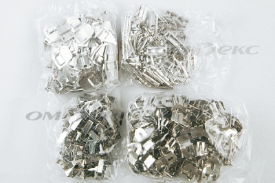 Крючки брючные 4 шипа "Стром" 144 шт. никель - купить в Великом Новгороде. Цена: 383.97 руб.