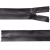 Молния водонепроницаемая PVC Т-7, 20 см, неразъемная, цвет (301)-т.серый - купить в Великом Новгороде. Цена: 21.56 руб.