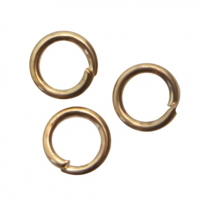 Кольцо  соединительное для бижутерии 4 мм, цв.-золото - купить в Великом Новгороде. Цена: 0.41 руб.