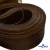 Регилиновая лента, шир.100мм, (уп.25 ярд), цв.- коричневый - купить в Великом Новгороде. Цена: 694.13 руб.