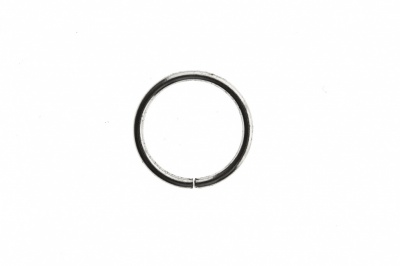 Кольцо металлическое d-15 мм, цв.-никель - купить в Великом Новгороде. Цена: 2.45 руб.