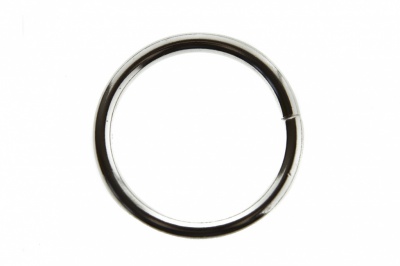 Кольцо металлическое d-3 х 32 мм, цв.-никель - купить в Великом Новгороде. Цена: 3.92 руб.