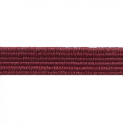 Резиновые нити с текстильным покрытием, шир. 6 мм ( упак.30 м/уп), цв.- 88-бордо - купить в Великом Новгороде. Цена: 155.22 руб.