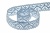 Тесьма кружевная 0621-1346А, шир. 13 мм/уп. 20+/-1 м, цвет 132-голубой - купить в Великом Новгороде. Цена: 575.07 руб.