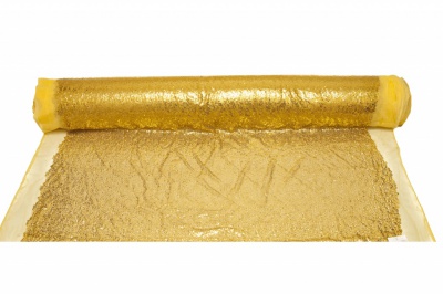 Сетка с пайетками №6, 188 гр/м2, шир.130см, цвет золото - купить в Великом Новгороде. Цена 371.02 руб.