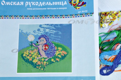 ОМБН-2 Набор для вышивания (бисер+мулине) - купить в Великом Новгороде. Цена: 197.50 руб.