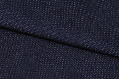 Ткань джинсовая №96, 160 гр/м2, шир.148см, цвет т.синий - купить в Великом Новгороде. Цена 350.42 руб.
