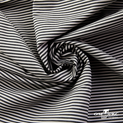 Ткань сорочечная Полоска Кенди, 115 г/м2, 58% пэ,42% хл, шир.150 см, цв.6-черный, (арт.110) - купить в Великом Новгороде. Цена 306.69 руб.