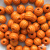 0309-Бусины деревянные "ОмТекс", 16 мм, упак.50+/-3шт, цв.003-оранжевый - купить в Великом Новгороде. Цена: 62.22 руб.
