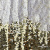 Трикотажное полотно, Сетка с пайетками, шир.130 см, #315, цв.-белый/золото - купить в Великом Новгороде. Цена 693.39 руб.