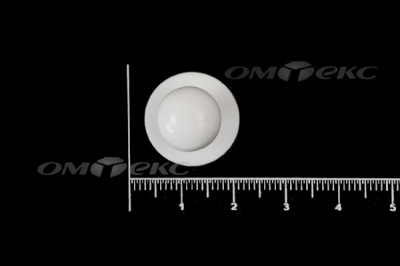 Пуговица поварская "Пукля", 10 мм, цвет белый - купить в Великом Новгороде. Цена: 2.28 руб.