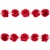 Тесьма плетеная "Рюш", упак. 9,14 м, цвет красный - купить в Великом Новгороде. Цена: 47.30 руб.