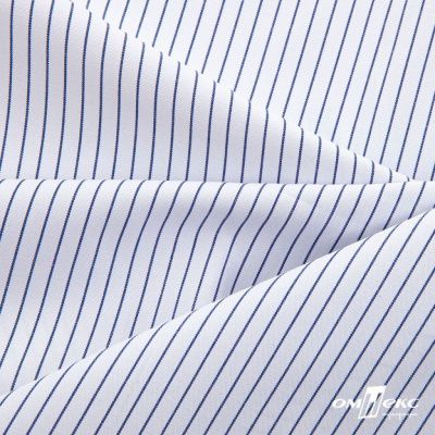 Ткань сорочечная Ронда, 115 г/м2, 58% пэ,42% хл, шир.150 см, цв.4-синяя, (арт.114) - купить в Великом Новгороде. Цена 306.69 руб.