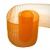 Лента капроновая "Гофре", шир. 110 мм/уп. 50 м, цвет оранжевый - купить в Великом Новгороде. Цена: 26.93 руб.