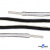 Шнурки #4-27, круглые 130 см, двухцветные (черно/белый) - купить в Великом Новгороде. Цена: 47.04 руб.