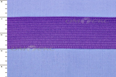 Окантовочная тесьма №0225, шир. 22 мм (в упак. 100 м), цвет фиолет - купить в Великом Новгороде. Цена: 271.60 руб.