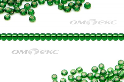 Бисер (SL) 11/0 ( упак.100 гр) цв.27В - зелёный - купить в Великом Новгороде. Цена: 53.34 руб.