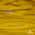 Шнур плетеный (плоский) d-12 мм, (уп.90+/-1м), 100% полиэстер, цв.269 - жёлтый - купить в Великом Новгороде. Цена: 8.62 руб.
