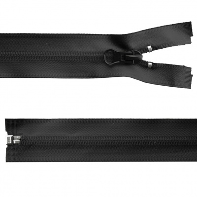 Молния водонепроницаемая PVC Т-7, 90 см, разъемная, цвет чёрный - купить в Великом Новгороде. Цена: 61.18 руб.