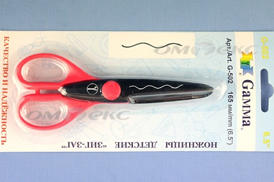 Ножницы G-502 детские 165 мм - купить в Великом Новгороде. Цена: 292.21 руб.