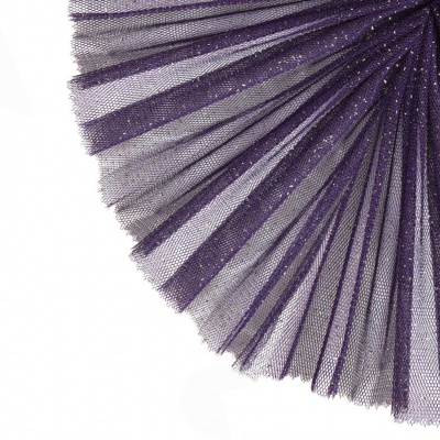 Сетка Глиттер, 24 г/м2, шир.145 см., пурпурный - купить в Великом Новгороде. Цена 117.24 руб.