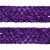 Тесьма с пайетками 12, шир. 35 мм/уп. 25+/-1 м, цвет фиолет - купить в Великом Новгороде. Цена: 1 308.30 руб.