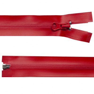 Молния водонепроницаемая PVC Т-7, 90 см, разъемная, цвет (820) красный - купить в Великом Новгороде. Цена: 61.18 руб.