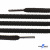 Шнурки #106-09, круглые 130 см, цв.чёрный - купить в Великом Новгороде. Цена: 21.92 руб.