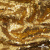 Трикотажное полотно, Сетка с пайетками,188 гр/м2, шир.140 см, цв.-тем.золото (#51) - купить в Великом Новгороде. Цена 505.15 руб.