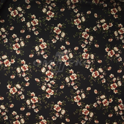 Плательная ткань "Фламенко" 3.1, 80 гр/м2, шир.150 см, принт растительный - купить в Великом Новгороде. Цена 239.03 руб.