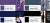 Костюмная ткань "Элис" 18-3921, 200 гр/м2, шир.150см, цвет голубика - купить в Великом Новгороде. Цена 306.20 руб.