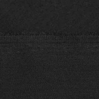 Костюмная ткань с вискозой "Рошель", 250 гр/м2, шир.150см, цвет чёрный - купить в Великом Новгороде. Цена 438.12 руб.