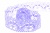 Тесьма кружевная 0621-2063, шир. 40 мм/уп. 20+/-1 м, цвет 107-фиолет - купить в Великом Новгороде. Цена: 933.93 руб.