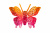 Бабочка декоративная пластиковая #10 - купить в Великом Новгороде. Цена: 7.09 руб.