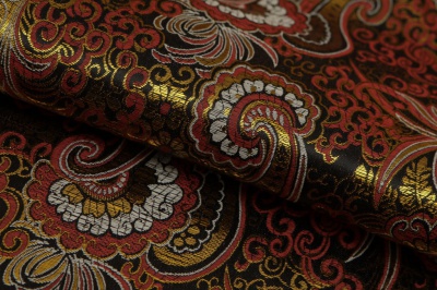 Ткань костюмная жаккард, 135 гр/м2, шир.150см, цвет бордо№6 - купить в Великом Новгороде. Цена 441.95 руб.