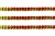 Пайетки "ОмТекс" на нитях, CREAM, 6 мм С / упак.73+/-1м, цв. 96 - красный - купить в Великом Новгороде. Цена: 484.77 руб.