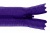 Молния потайная Т3 866, 20 см, капрон, цвет фиолетовый - купить в Великом Новгороде. Цена: 5.27 руб.