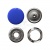 Кнопка рубашечная (закрытая) 9,5мм - эмаль, цв.168 - голубой - купить в Великом Новгороде. Цена: 4.77 руб.