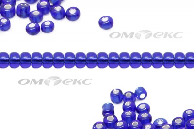 Бисер (SL) 11/0 ( упак.100 гр) цв.28 - синий - купить в Великом Новгороде. Цена: 53.34 руб.
