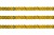 Пайетки "ОмТекс" на нитях, SILVER SHINING, 6 мм F / упак.91+/-1м, цв. 48 - золото - купить в Великом Новгороде. Цена: 356.19 руб.