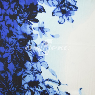Плательная ткань "Фламенко" 19.1, 80 гр/м2, шир.150 см, принт растительный - купить в Великом Новгороде. Цена 241.49 руб.