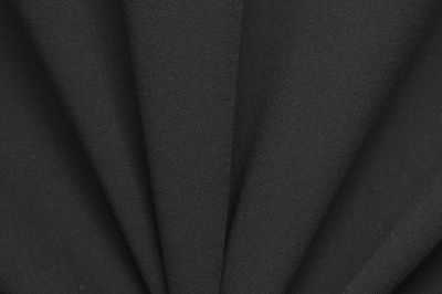 Костюмная ткань с вискозой "Бриджит", 210 гр/м2, шир.150см, цвет чёрный - купить в Великом Новгороде. Цена 564.96 руб.