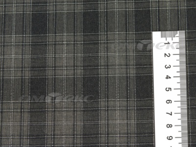 Ткань костюмная клетка 25235 2004, 185 гр/м2, шир.150см, цвет серый/бел - купить в Великом Новгороде. Цена 