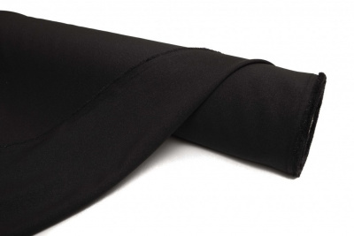 Ткань костюмная 24880 2022, 220 гр/м2, шир.150см, цвет чёрный - купить в Великом Новгороде. Цена 446.45 руб.